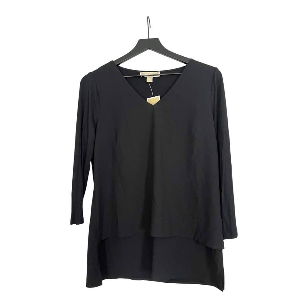 NWT MICHAEL Michael Kors black top
